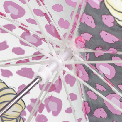 Parapluie Transparent Barbie Glam pour Enfants – 71 cm