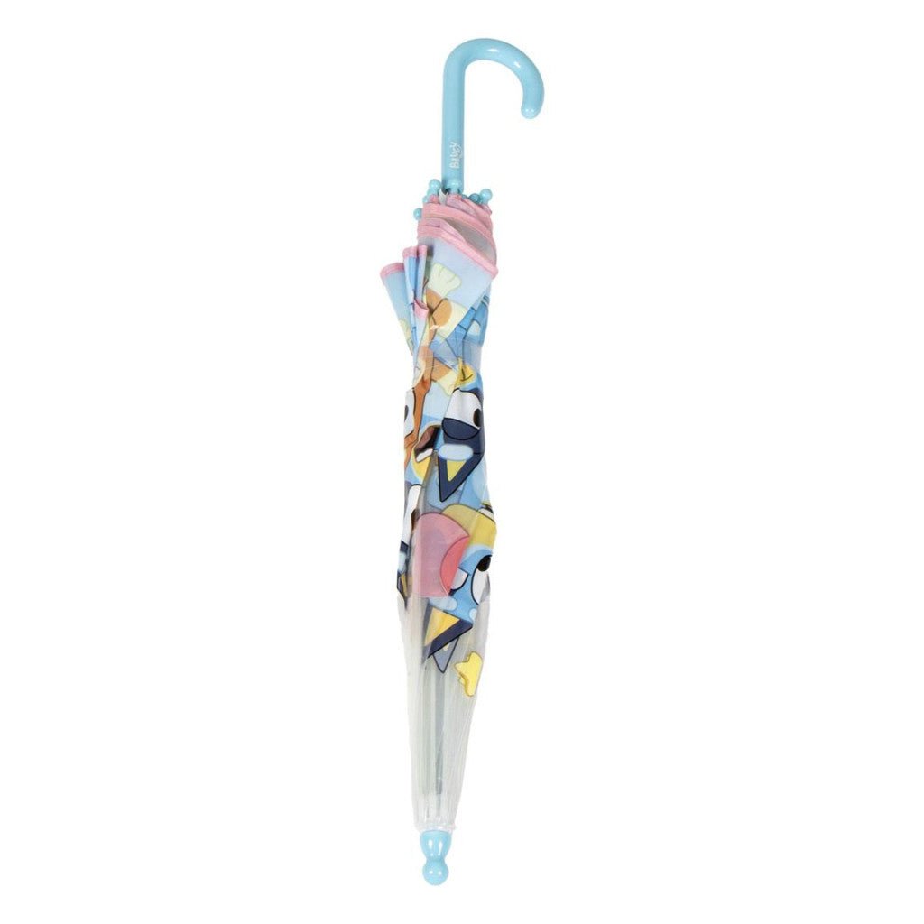 Bluey Bingo Transparenter Kinderregenschirm für Kinder – 71 cm