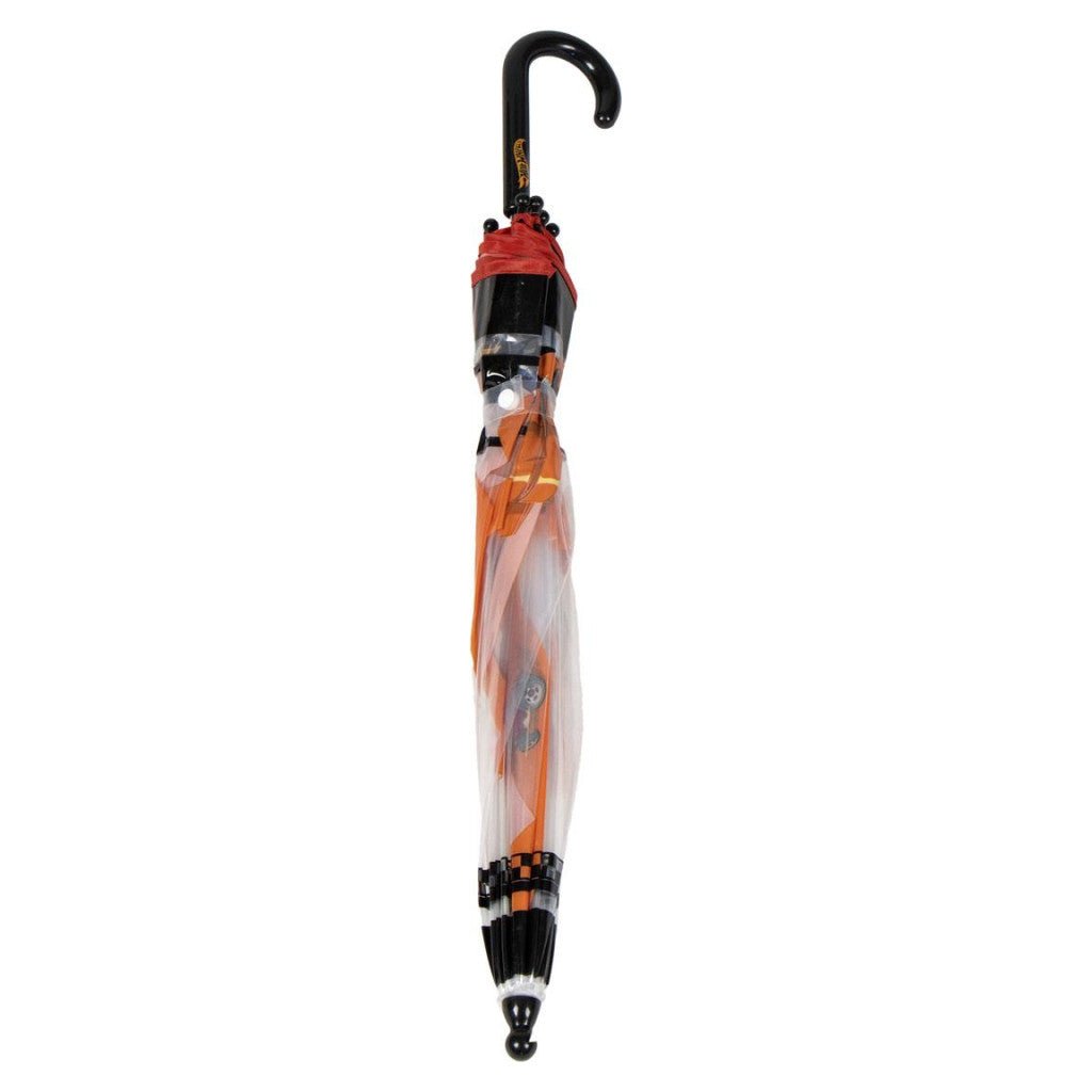 Hot Wheels Race Kinders Transparenter Kinderregenschirm für Kinder – 71 cm