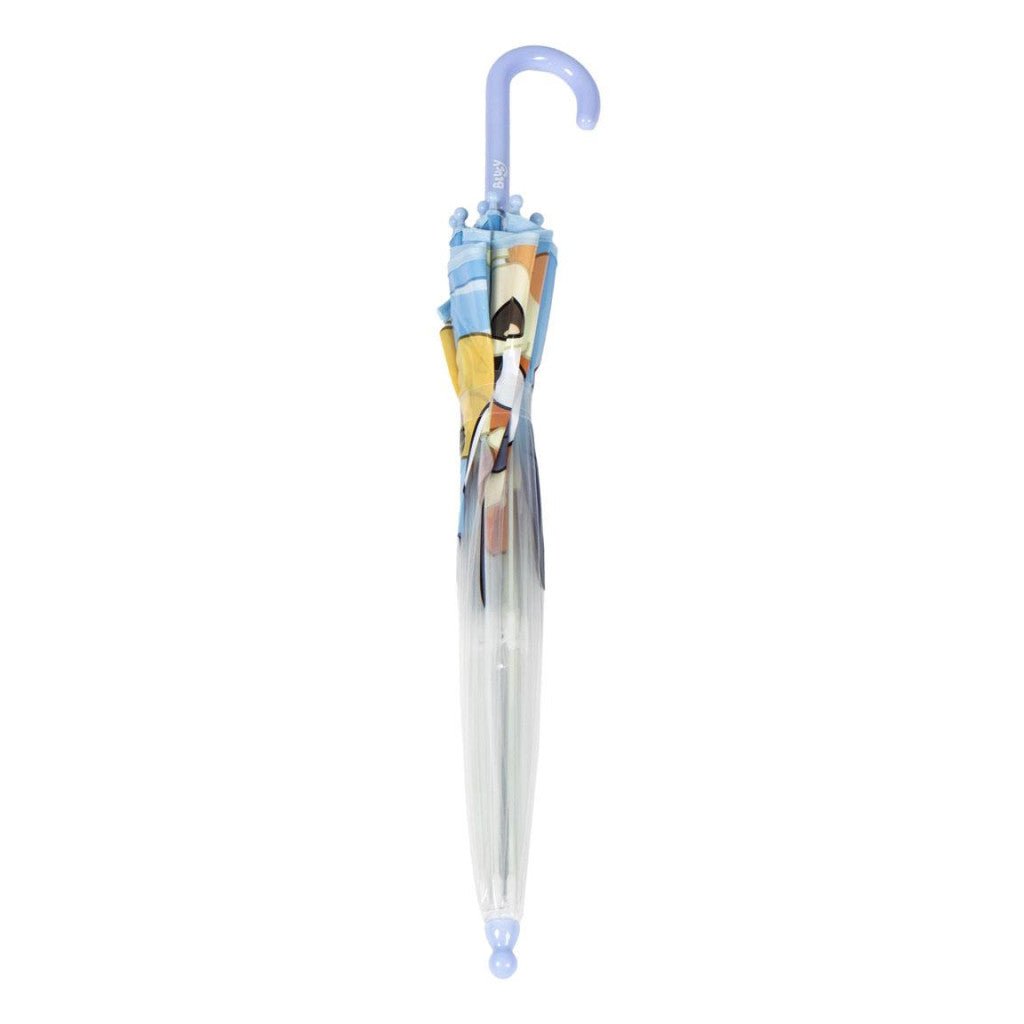 Bluey Puddle Transparenter Kinderregenschirm für Kinder – 71 cm