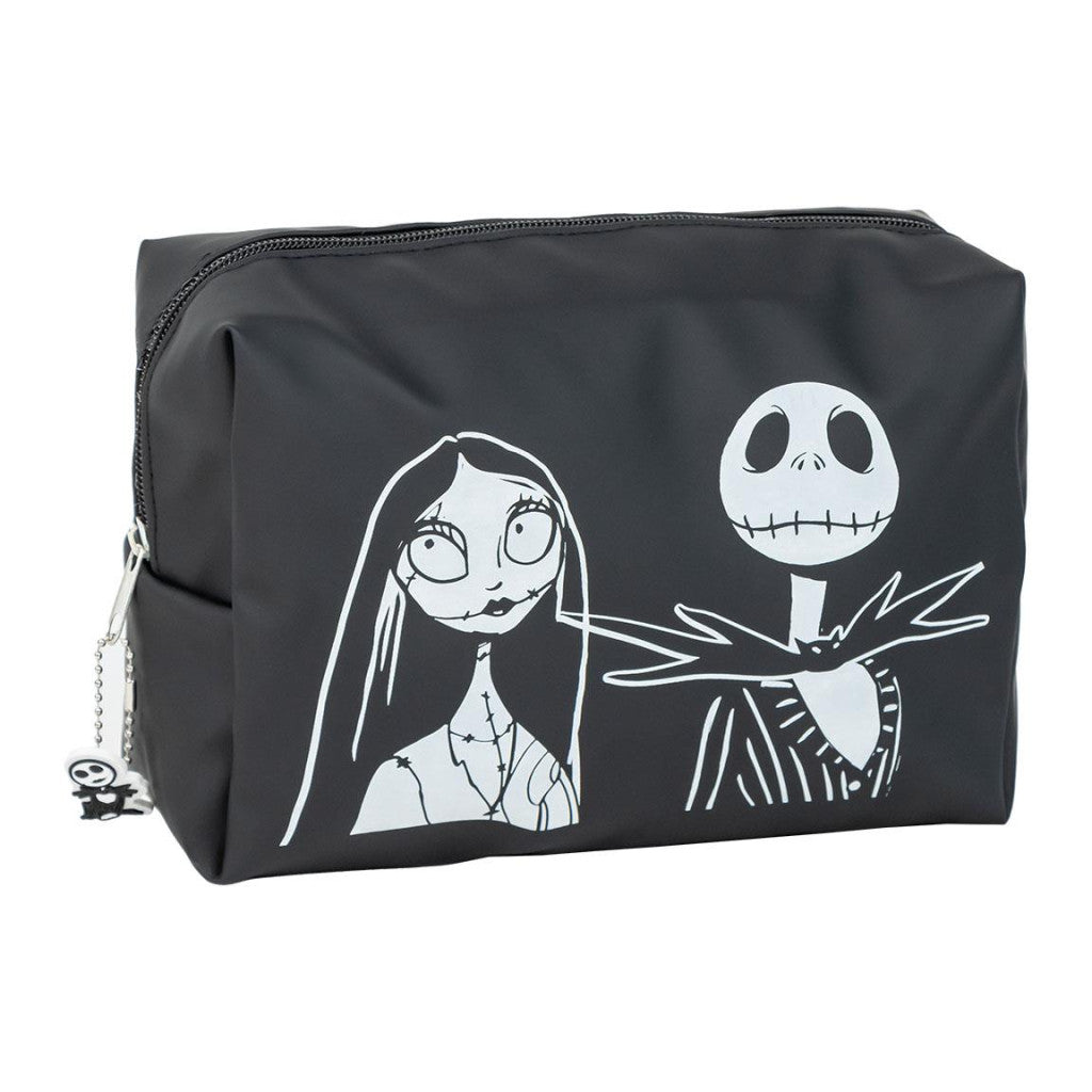 The Nightmare Before Christmas Trousse de toilette noire pour enfants – 23 x 15 cm