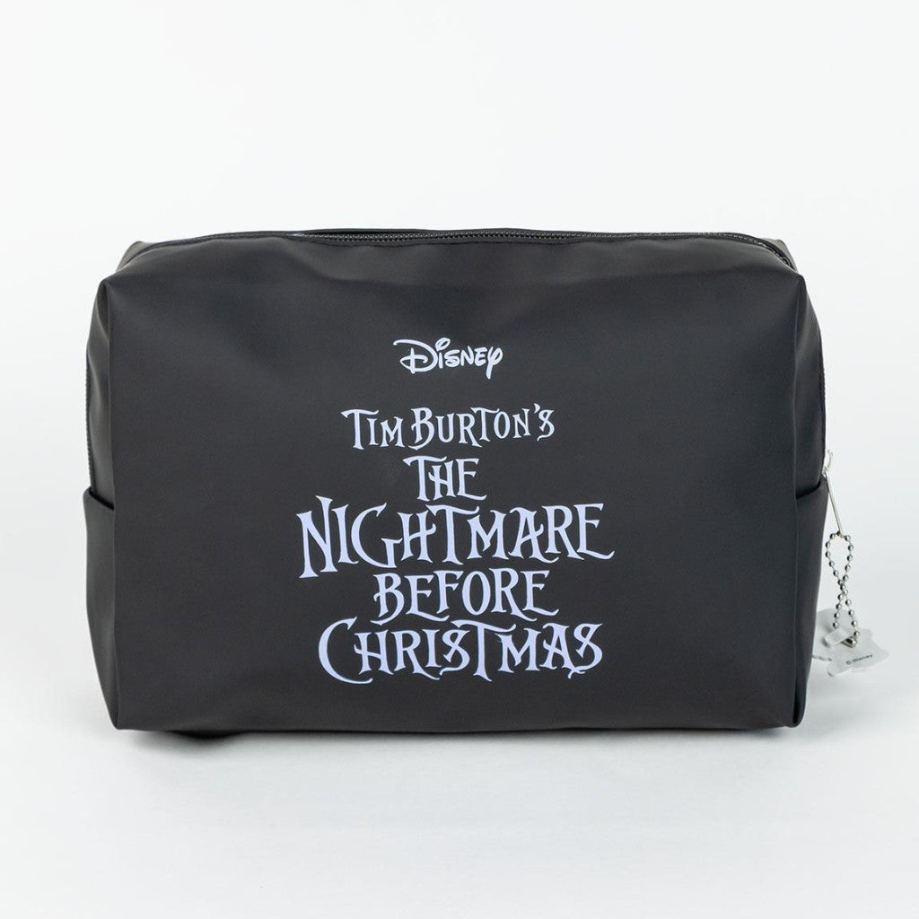 The Nightmare Before Christmas Trousse de toilette noire pour enfants – 23 x 15 cm