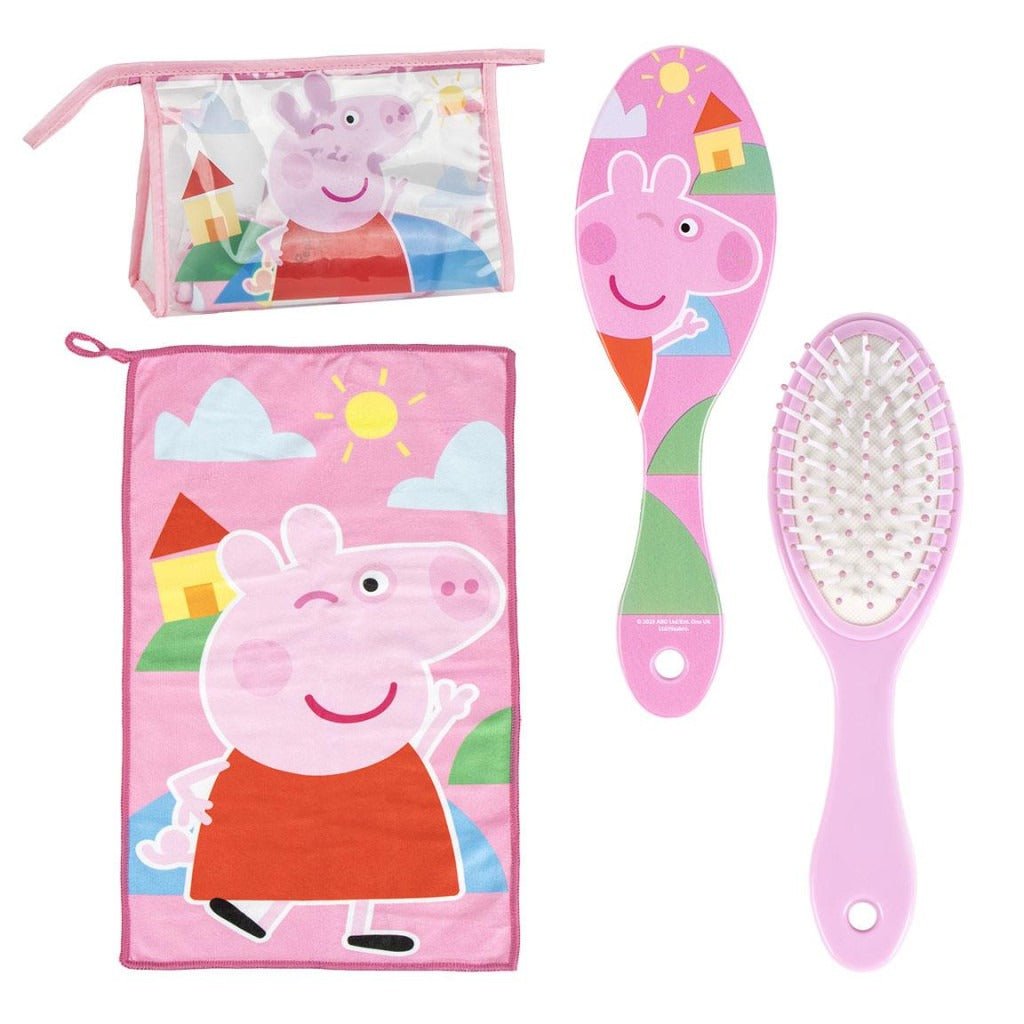 Peppa Wutz Waschtasche Kinder-Set – Ideal für Reise & Kita – Robustes EVA Material