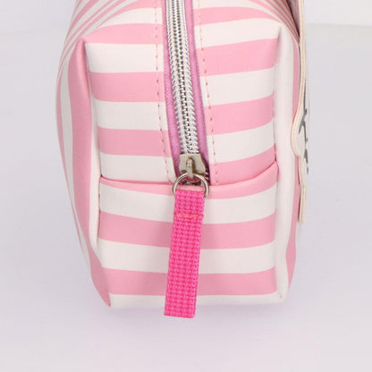 Hello Kitty Striped Kulturbeutel für Kinder – 18 x 10 cm