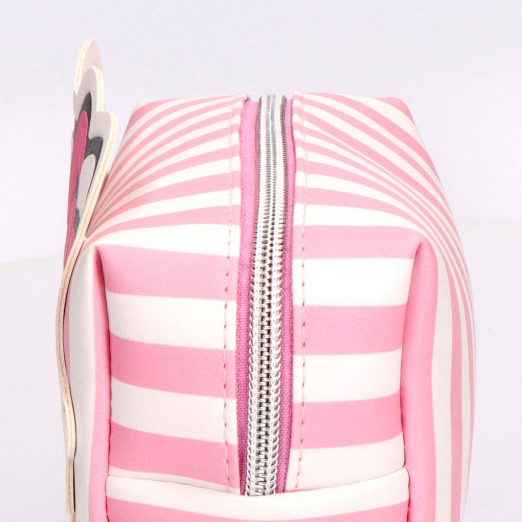 Hello Kitty Striped Kulturbeutel für Kinder – 18 x 10 cm