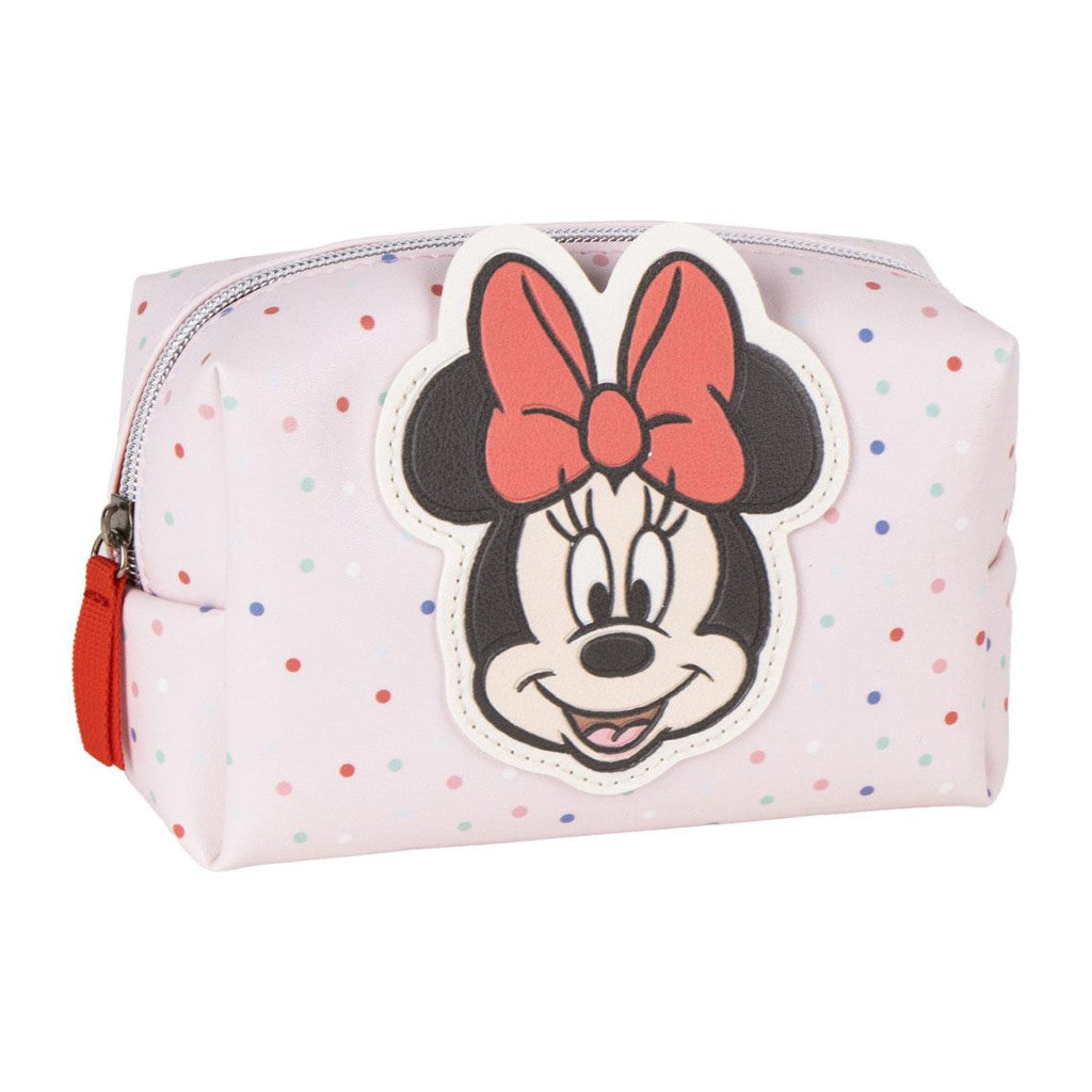 Disney Minnie Trousse de Toilette à Pois Colorés pour Enfants – 18 x 10 cm
