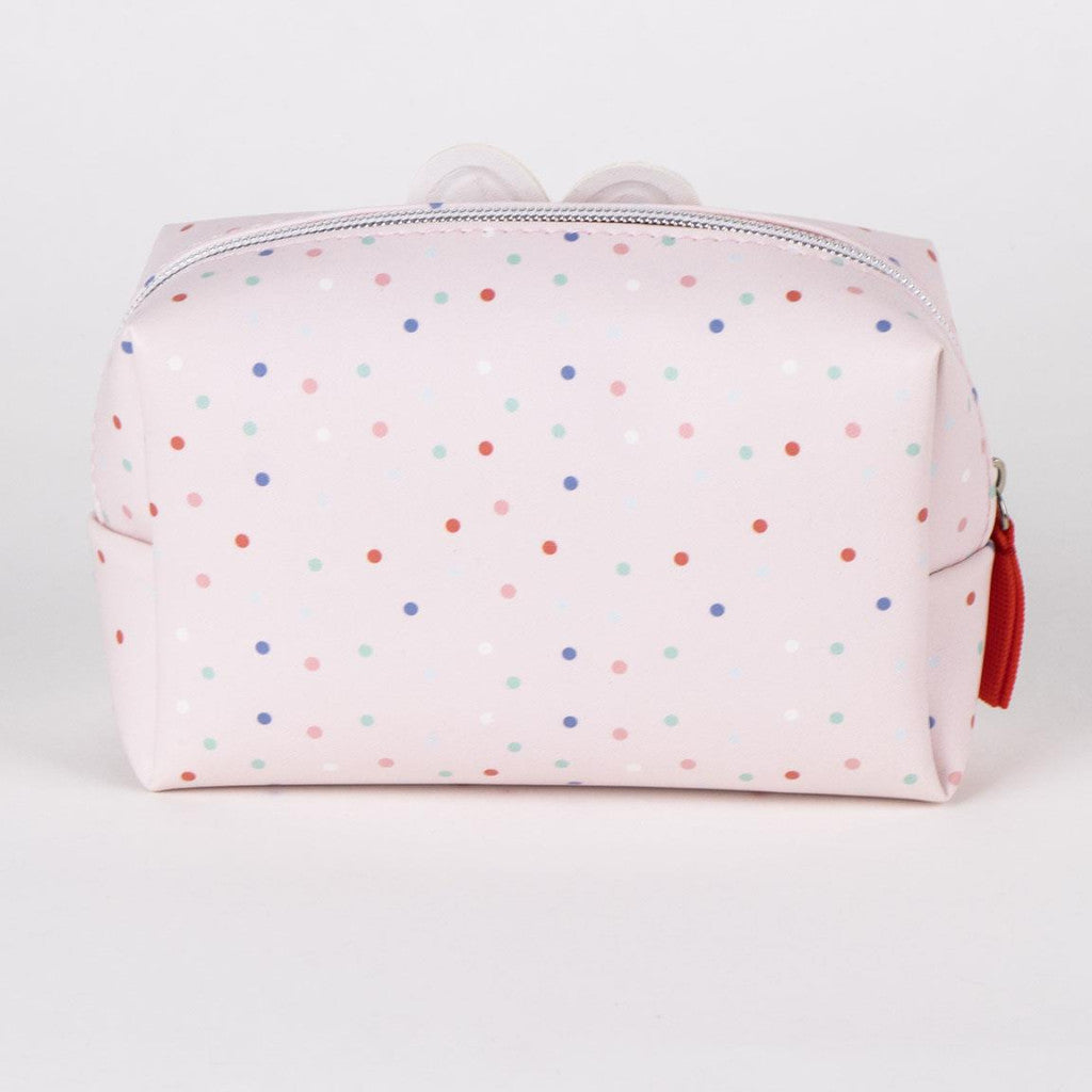 Disney Minnie Trousse de Toilette à Pois Colorés pour Enfants – 18 x 10 cm