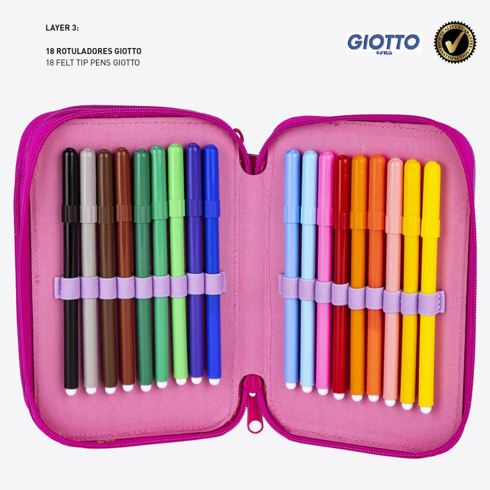 Trousse Disney Minnie Daisy Giotto pour enfants – 13 x 20 x 7 cm