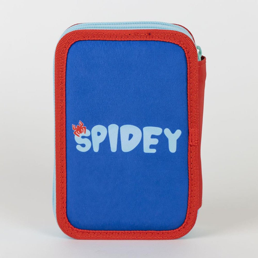 Spiderman Spidey zweistöckiges Federmäppchen für Kinder – 12,5 x 19,5 x 4,5 cm