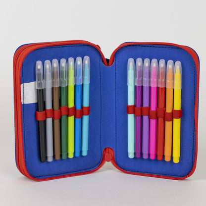Paw Patrol , 2 Etagen Federmäppchen für Kinder – 12,5 x 19,5 x 4,5 cm
