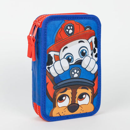 Paw Patrol , 2 Etagen Federmäppchen für Kinder – 12,5 x 19,5 x 4,5 cm