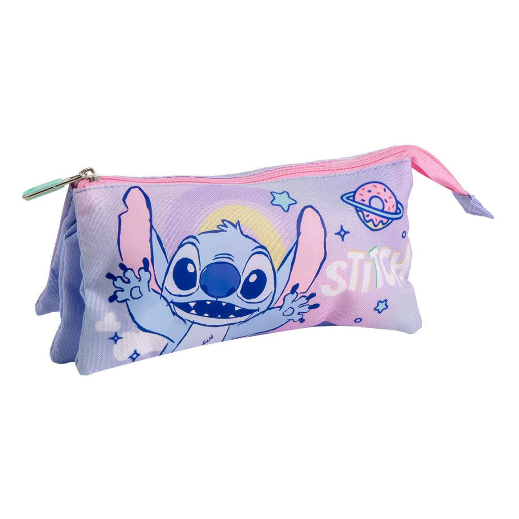 Trousse à crayons Disney Lilo et Stitch Universe pour enfants – 23 x 12 cm
