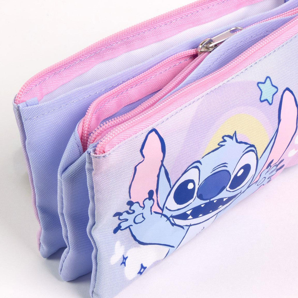 Trousse à crayons Disney Lilo et Stitch Universe pour enfants – 23 x 12 cm