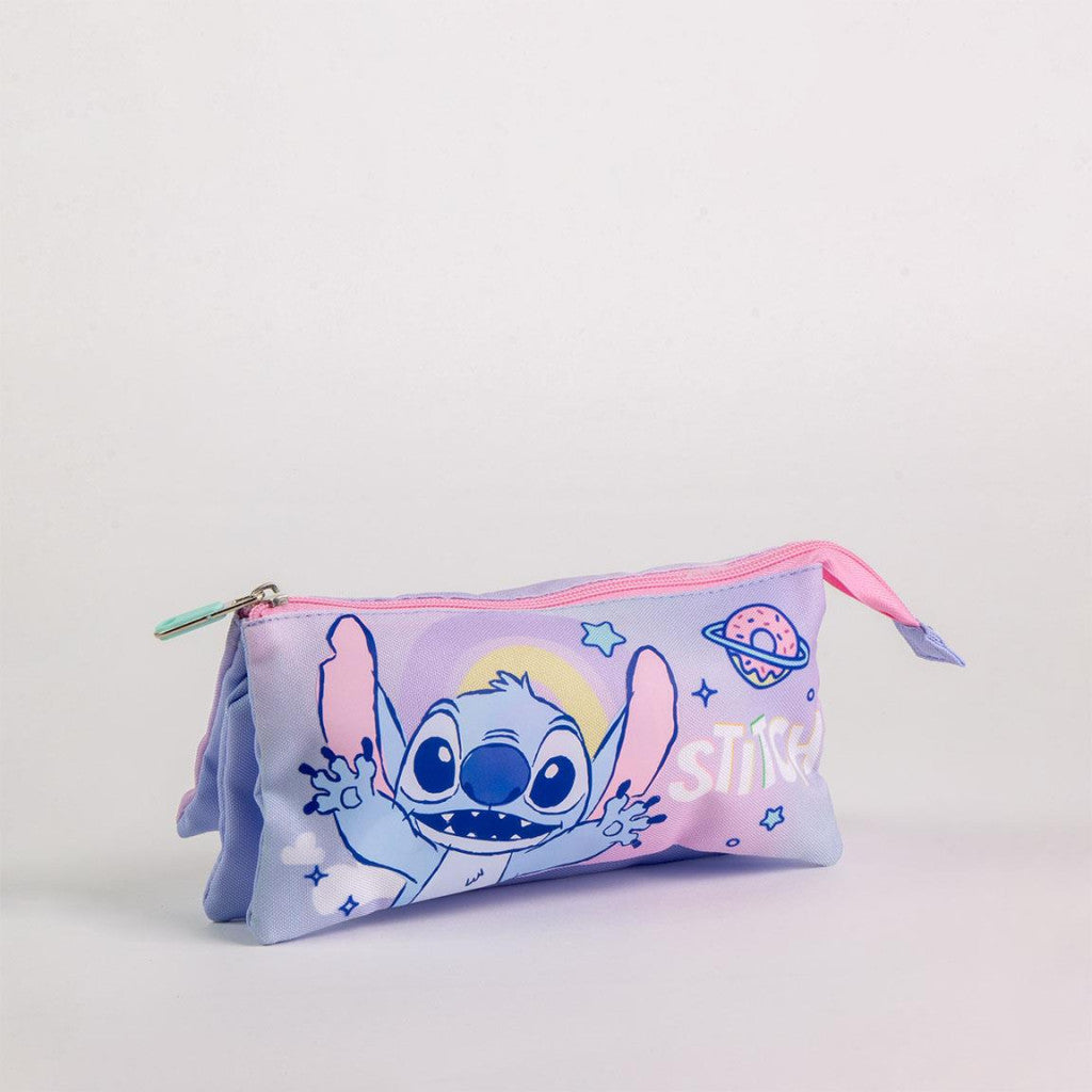 Trousse à crayons Disney Lilo et Stitch Universe pour enfants – 23 x 12 cm