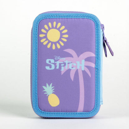 Disney Lilo und Stitch Scrump 2-stöckig Federmäppchen für Kinder – 12,5 x 19,5 x 4,5 cm