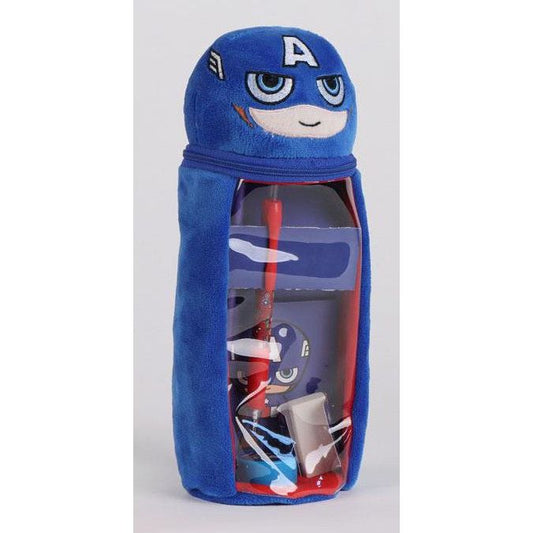 Avengers Captain America Plüsch Federmäppchen für Kinder – -