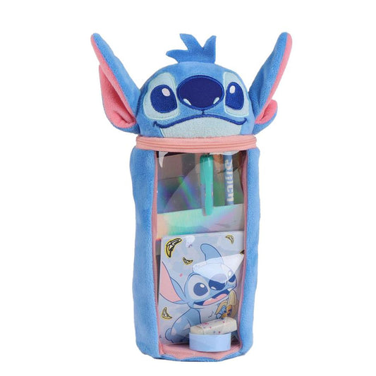 Disney Lilo and Stitch Blue Plush Pencil Case Children's Pencil Case – -
