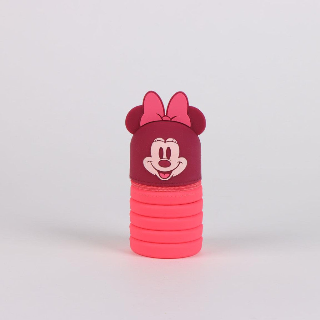 Disney Minnie Trousse 3D Rouge foncé pour enfants – 7 x 16 cm