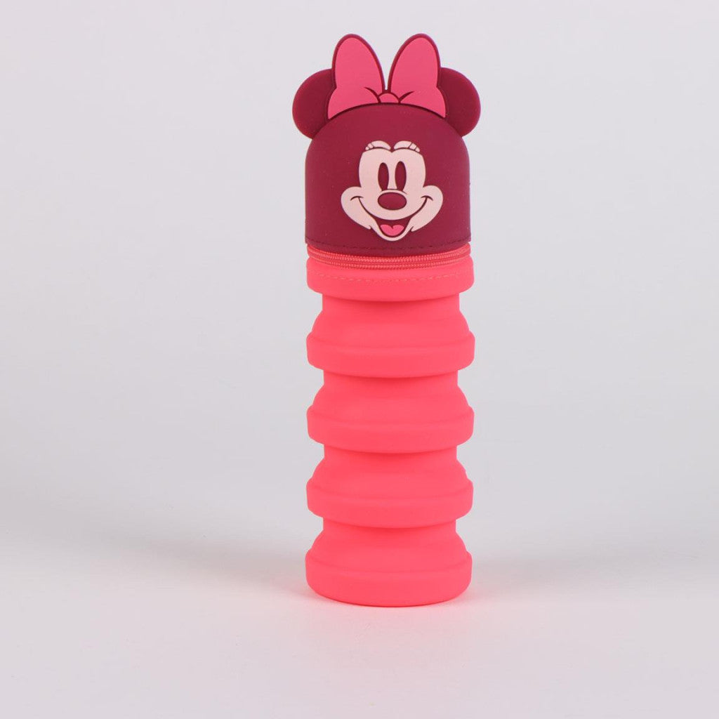 Disney Minnie Trousse 3D Rouge foncé pour enfants – 7 x 16 cm