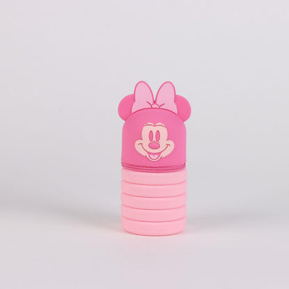 Trousse d'école 3D Disney Minnie Rose clair pour enfants – 7 x 16 cm
