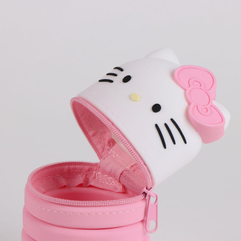 Trousse 3D Hello Kitty rose pour enfants – 7 x 13 cm