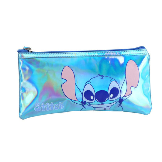 Disney Lilo and Stitch Iridescent Kids Toiletry Bag - 22 x 11 cm