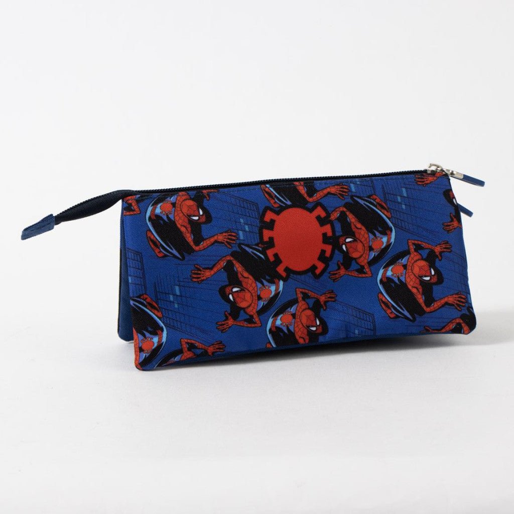 Superman Attack Spiderman Federmäppchen für Kinder – 21 x 11 cm
