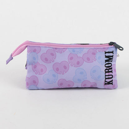 Hello Kitty Little Rebel mit 3 Fächern Federmäppchen für Kinder – 23 x 12 cm