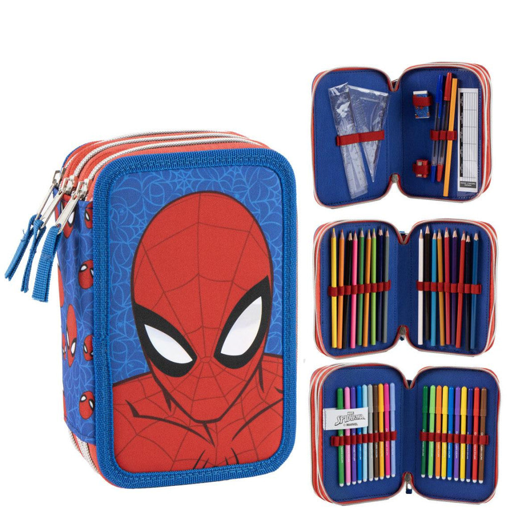 Spiderman Focusing Giotto Federmäppchen für Kinder – 13 x 20 x 7 cm