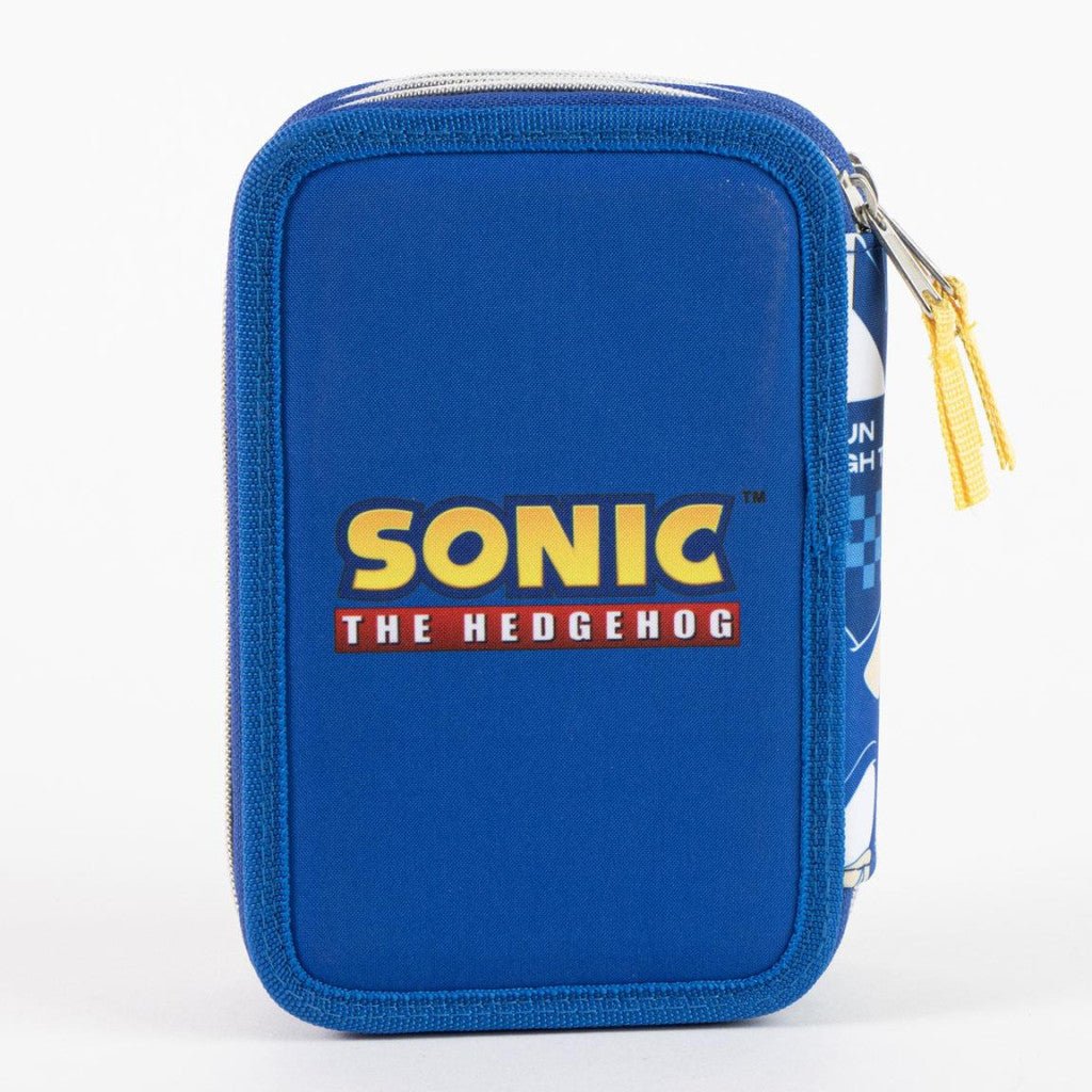 Sonic the Hedgehog Power Run Giotto Federmäppchen für Kinder – 13 x 20 x 7 cm