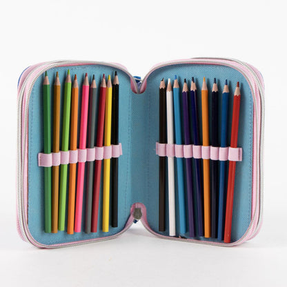 Disney Lilo and Stitch Galaxy Giotto Pencil Case for Kids – 13 x 20 x 7 cm