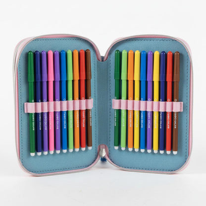 Disney Lilo and Stitch Galaxy Giotto Pencil Case for Kids – 13 x 20 x 7 cm