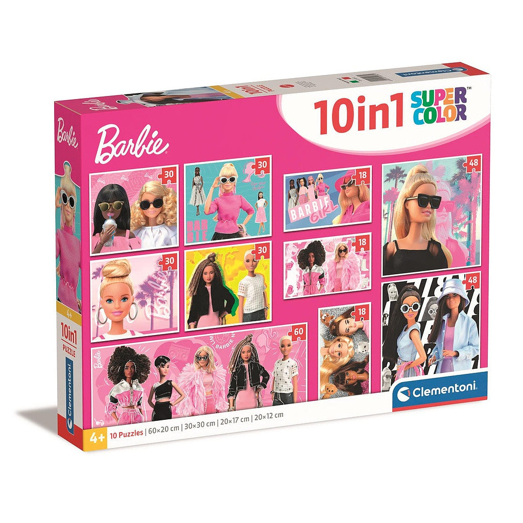 Barbie Girl 10-in-1 Puzzle Clementoni