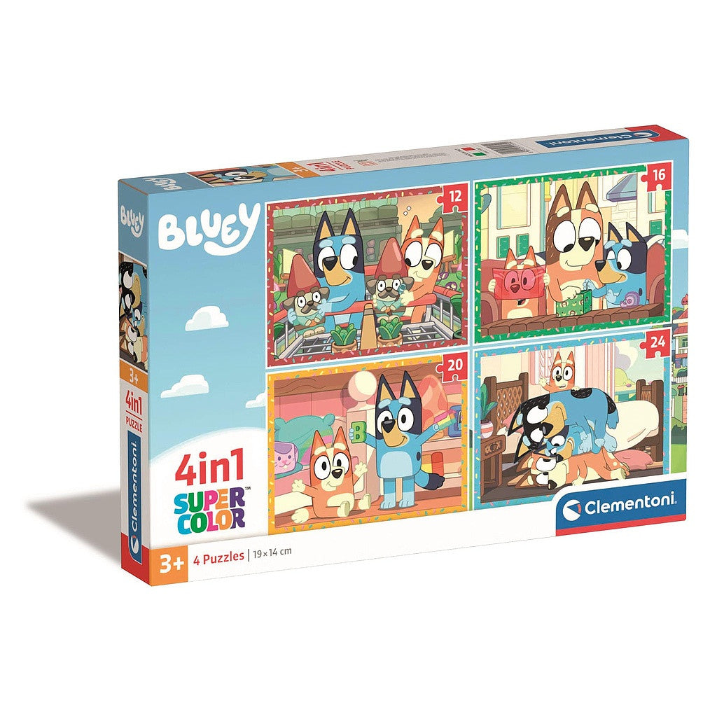 Bluey 4-in-1 Puzzle Clementoni