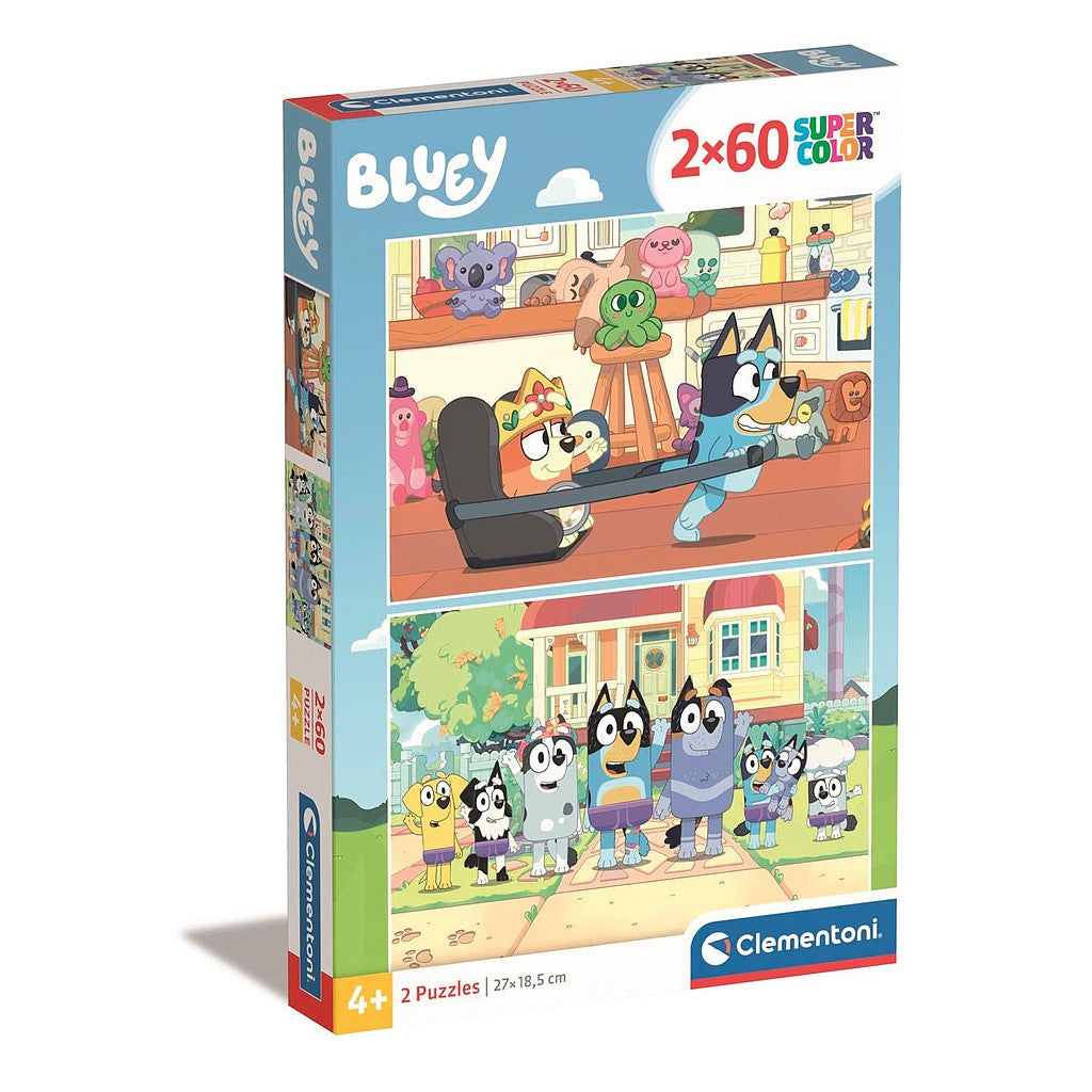 Bluey Imagination Puzzle – 2×60 Teile Clementoni