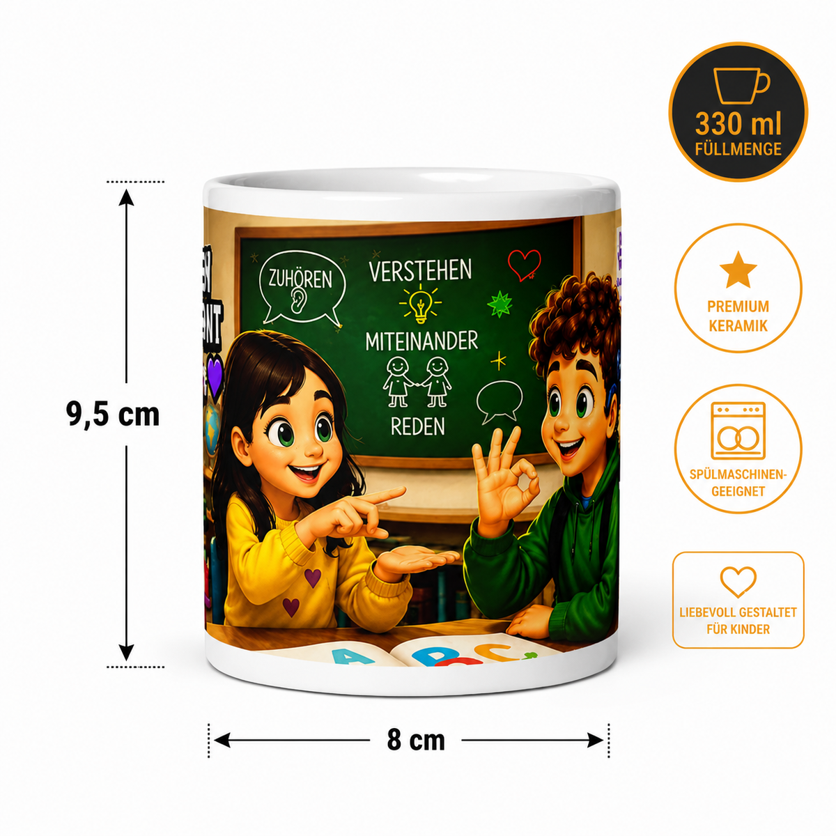 Vielfalt macht die Welt bunt Tasse – Inklusive Geschenkidee