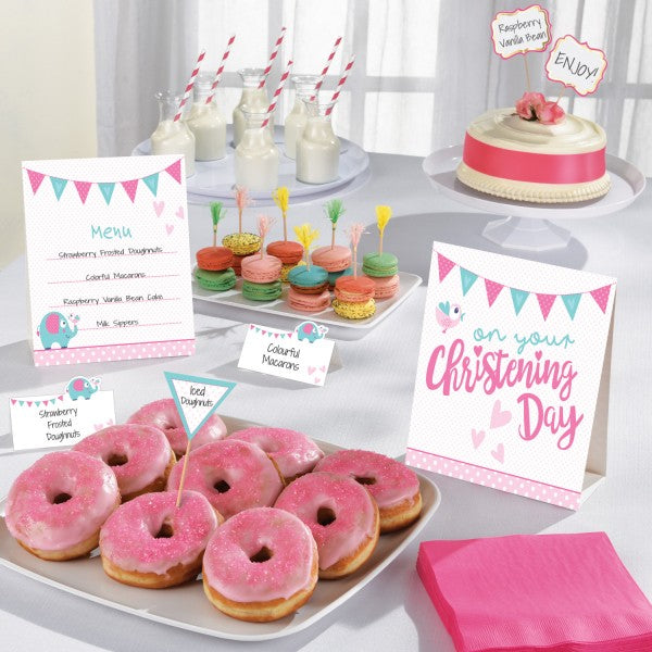 Taufe Christening, Tischdeko-Set 12 Stk