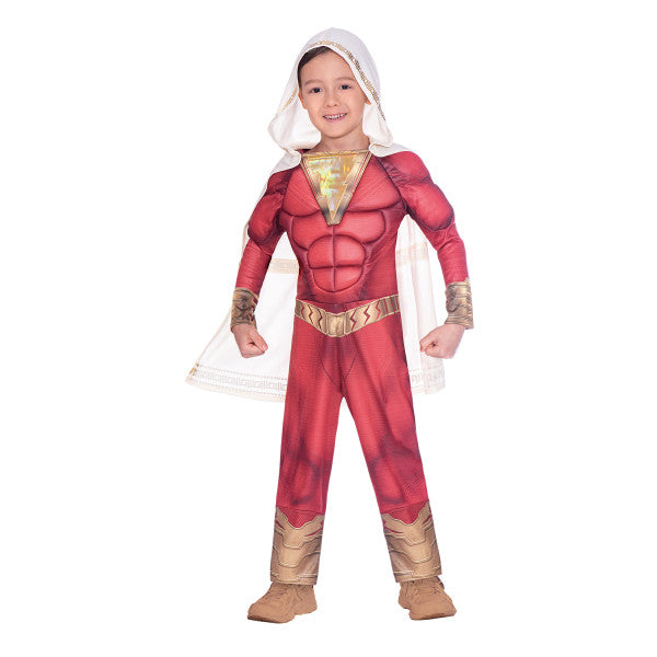 Justice League Red Shazam-Kostüm 8-10 Jahre