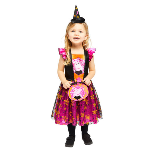 Peppa Wutz Orange Witch Kostüm 2-3 Jahre