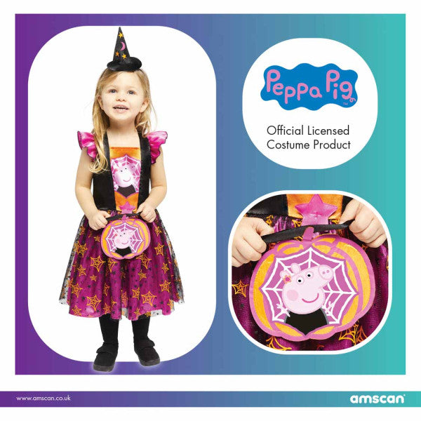 Peppa Wutz Orange Witch Kostüm 2-3 Jahre