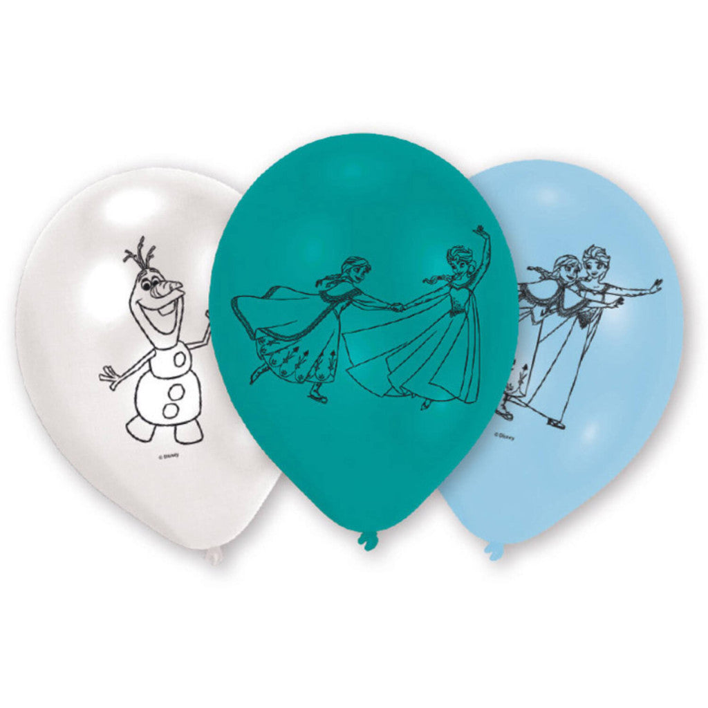 Disney Eiskönigin Ice Ballon Set mit 6 Stück, 9 Zoll (22,8 cm)