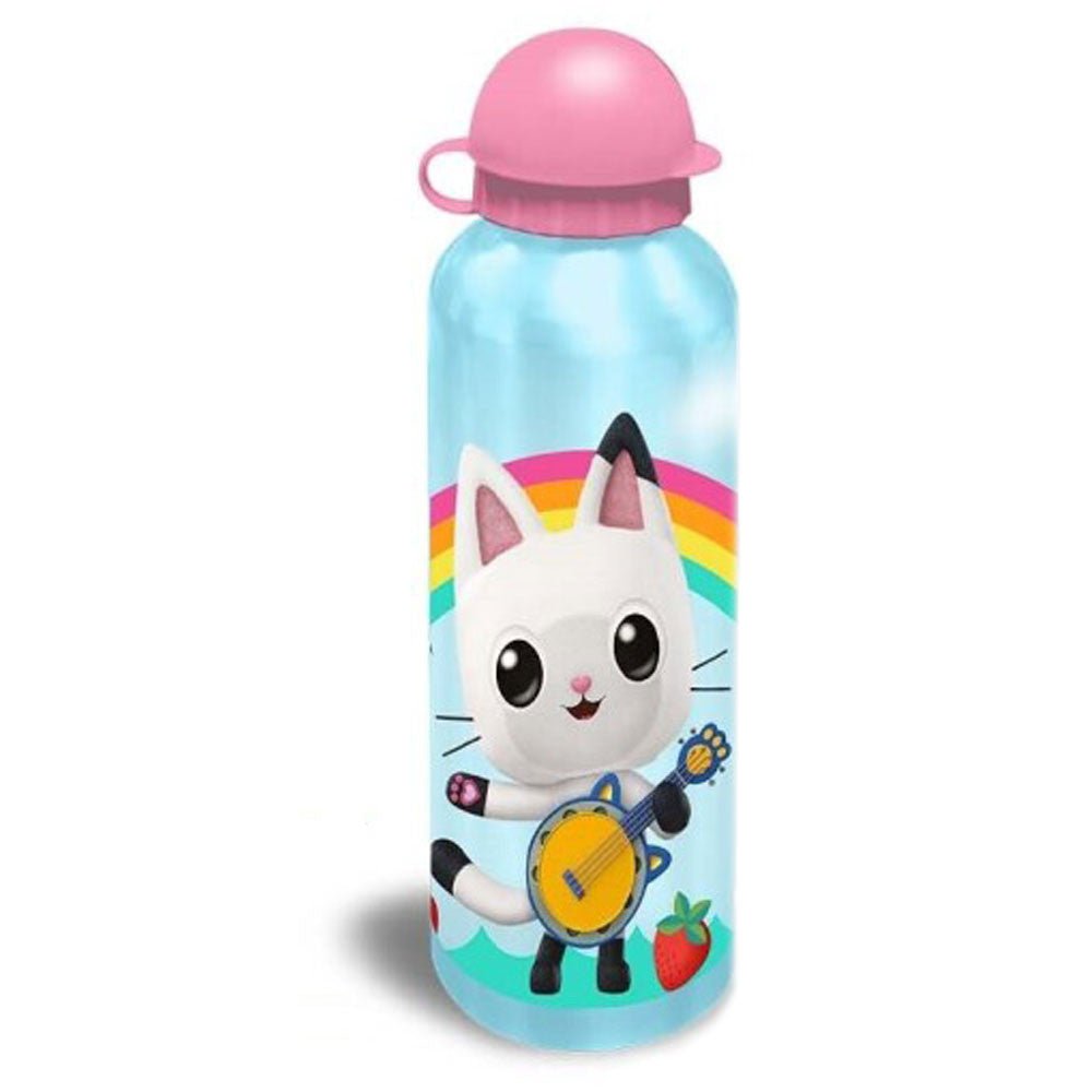 Gabby's Dollhouse Aluminium-Trinkflasche mit Trinkverschluss für Kinder – 500 ml