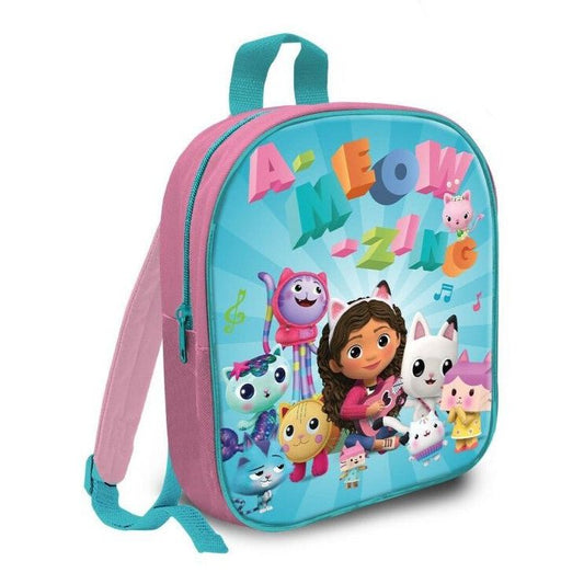 Gabby's Dollhouse Meow Kindergartenrucksack für Kinder – 29 x 22 x 10 cm
