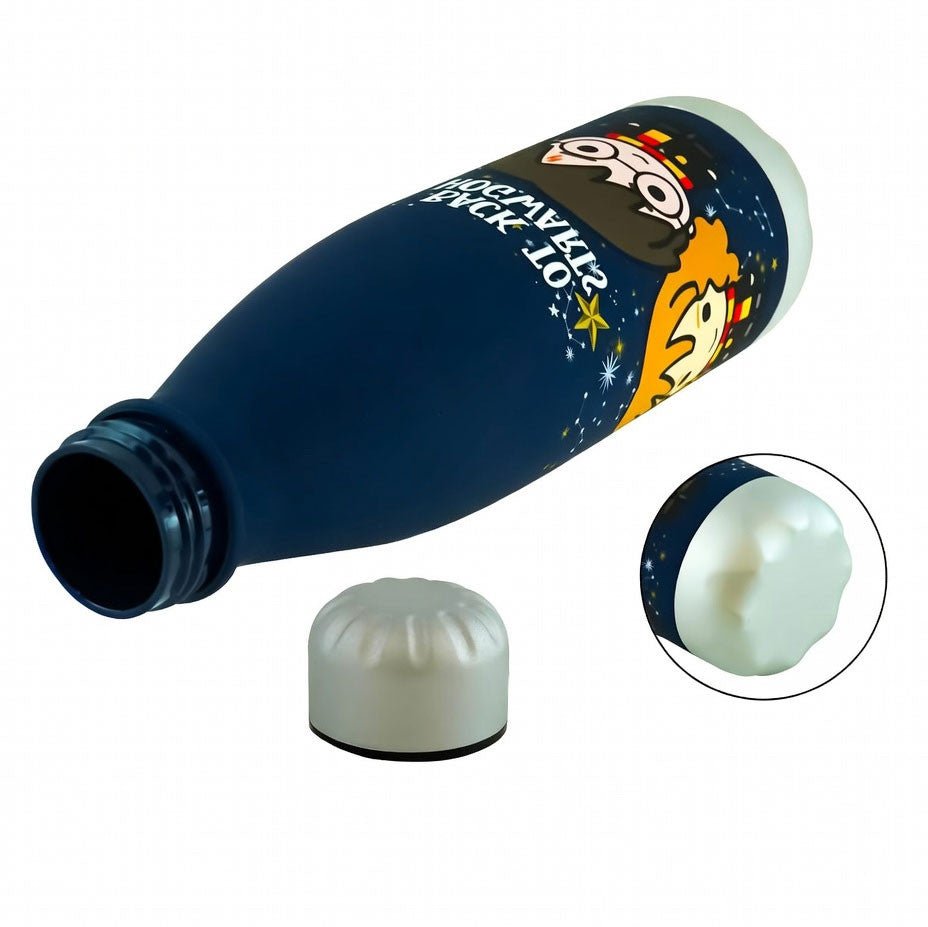 Harry Potter Hogwarts Kunststoff-Trinkflasche mit Schraubverschluss für Kinder – 650 ml, BPA-frei