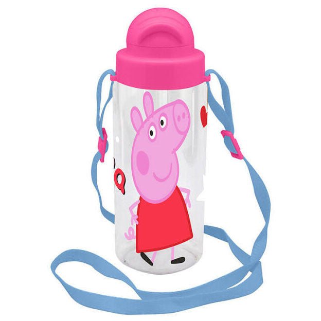 Peppa Wutz Star tritan Kunststoff-Trinkflasche mit Schraubverschluss für Kinder – 500 ml