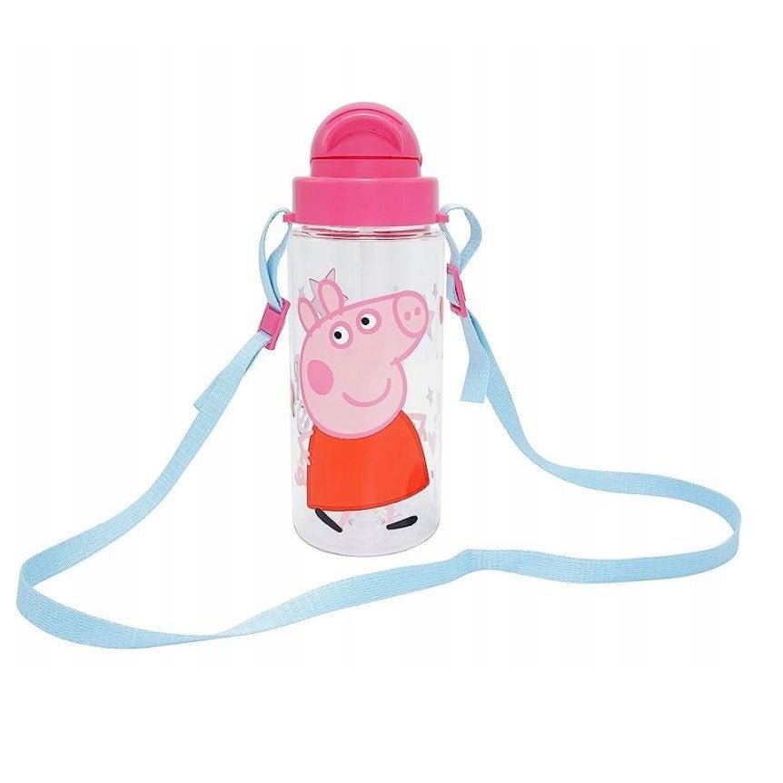 Peppa Wutz Star tritan Kunststoff-Trinkflasche mit Schraubverschluss für Kinder – 500 ml