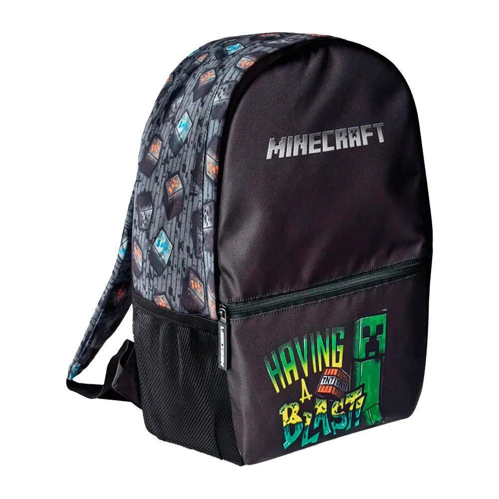 Minecraft Having Die Blast , Rucksack 40 cm Schulranzen für Kinder – 40 × 30 × 15 cm