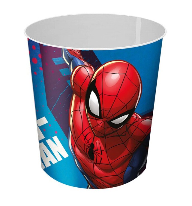 Spiderman Mülleimer Spielzeugaufbewahrung für Kinder – 21 × 21,5 cm