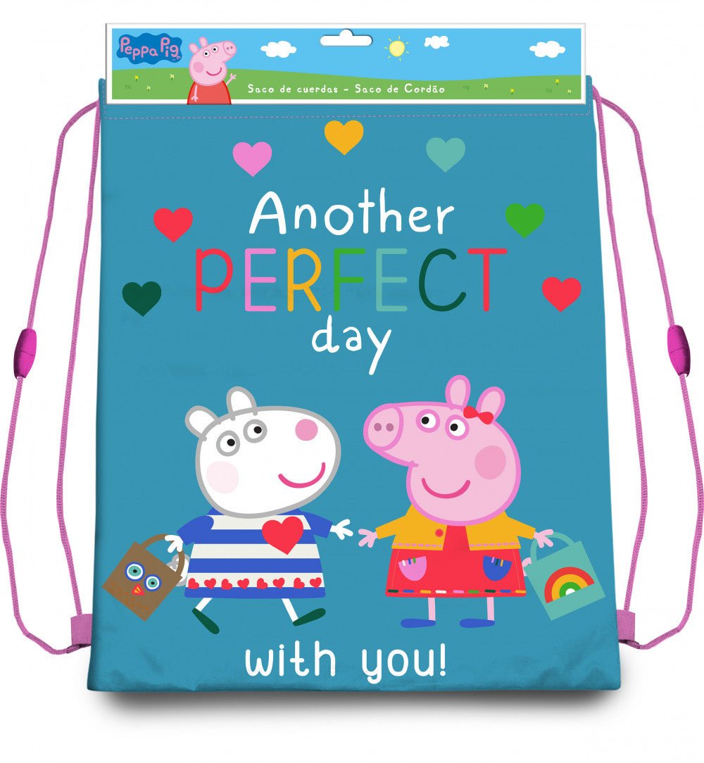Peppa Wutz Turnbeutel für Kinder – 40 x 30 cm