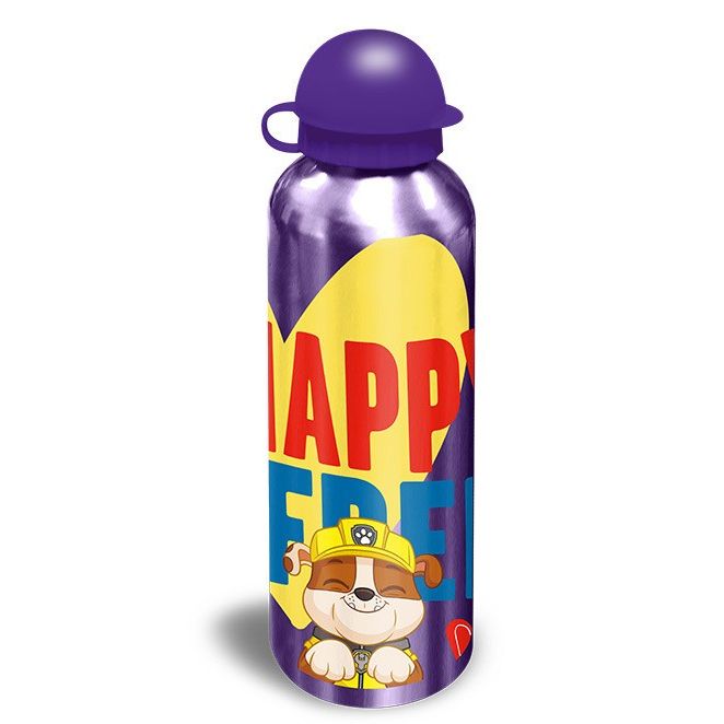 Paw Patrol Aluminium-Trinkflasche mit Trinkverschluss für Kinder – 500 ml